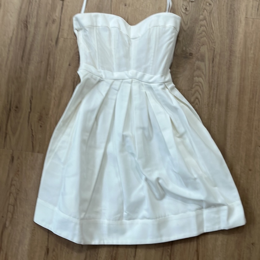 Jill Stuart Constance Dress White Mini Dress Sz 2 NWT